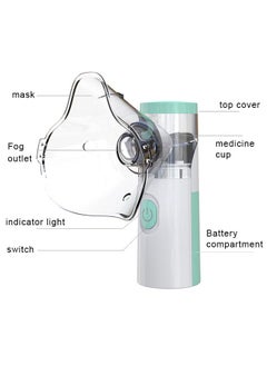 Generic USB Portable Inhaler Mesh Nebulizer, Used at Home Office Outdoor, Green  - Image 4