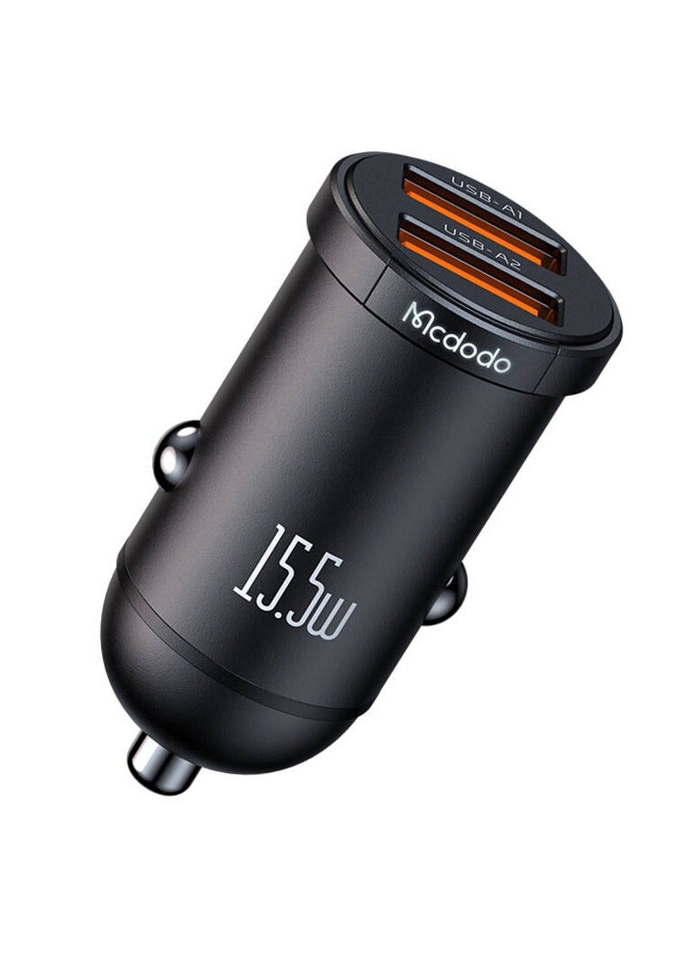 مكدودو شاحن سيارة ماكدودو CC-2950 2x USB 15.5 واط أسود - Image 1