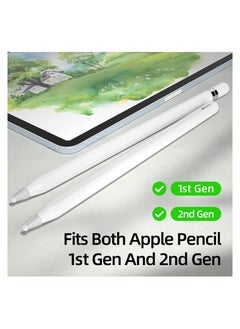 XiuWoo Compatible with Apple Pencil Tips Cover Case, Silicone Fber Nib Case [8 Pack] , Noiseless Non-Slip Fiber Cap for 2 Generation /1st Gen. (Transparent)  - Image 5
