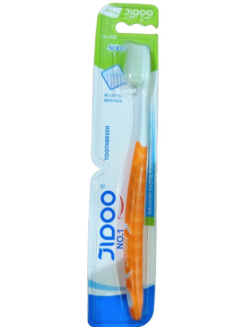 Generic Ultra Soft Medium Toothbrush Multicolor 