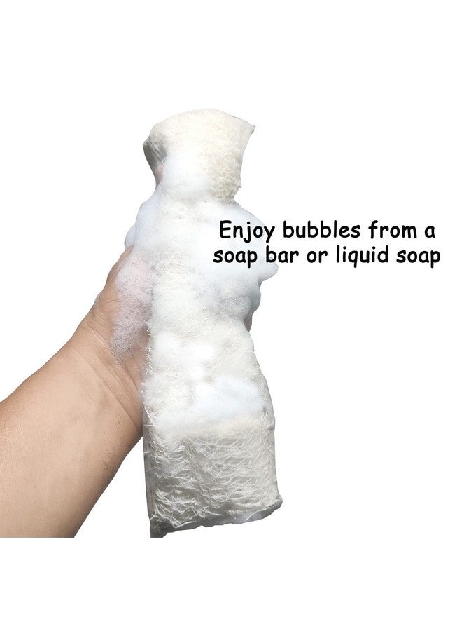 Plai Na Natural Loofah 2 Layers Back Scrubber Sponge Body For Shower Back Exfoliator Exfoliating Scrubber Deep Clean - Image 5