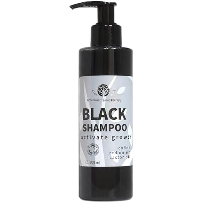 ONION, CAFFEINE CASTOR SHAMPOO FOR OILY HAIR: SCALP STIMULATOR, TONIC, ANTI-HAIR LOSS AND DANDRUFF. PARABENS, SULPHATES, SILICONES FREE - 200 ML - Image 2