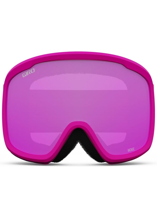 Giro Womens Moxie Ski/Snow Goggles - Pink Chute - Amber Pink/Yellow Lens - Image 3