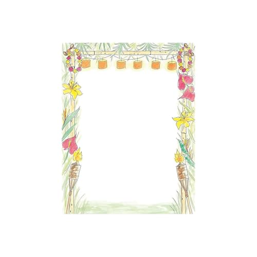 Great Papers! Luau Letterhead, 80 Count, 8.5"x11" (2014261) - Image 4