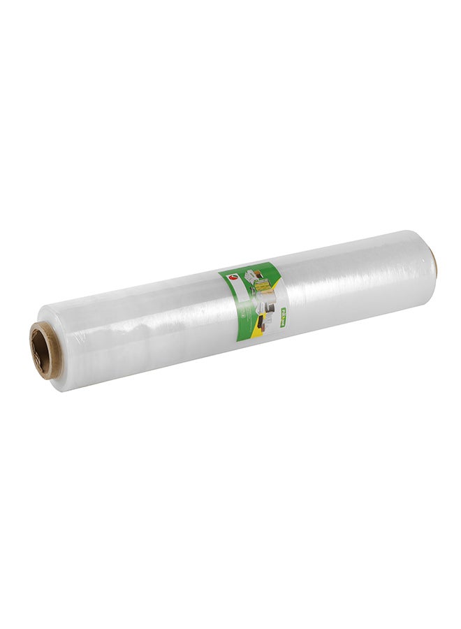 Packwell Stretch Film wrap 1.5 KG 1 roll Heavy Duty Plastic Shrink Wrap for Pallet Wrap, Packing, Moving and Packaging - Cling Wrap - Image 1