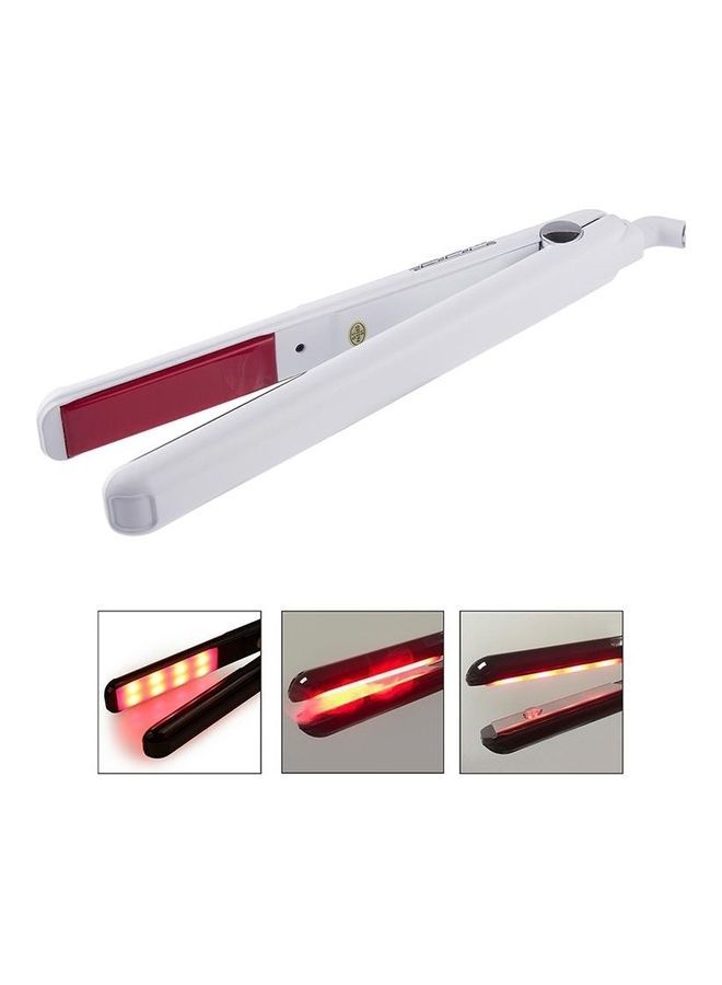 NIBEMINENT Ultrasound Infrared Cold Perm Straightener White - Image 2