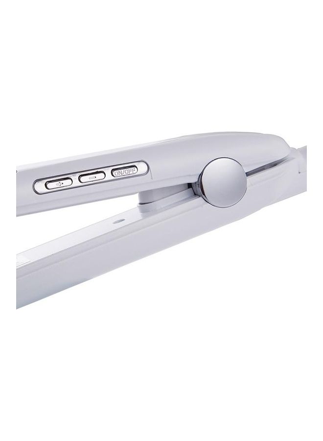 NIBEMINENT Ultrasound Infrared Cold Perm Straightener White - Image 3