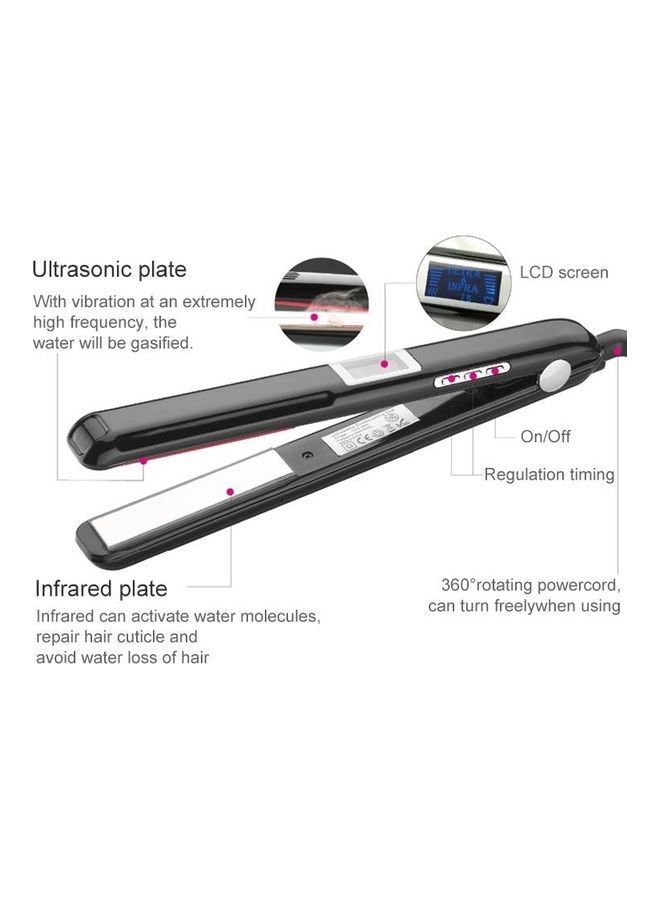 NIBEMINENT Ultrasound Infrared Cold Perm Straightener White - Image 5