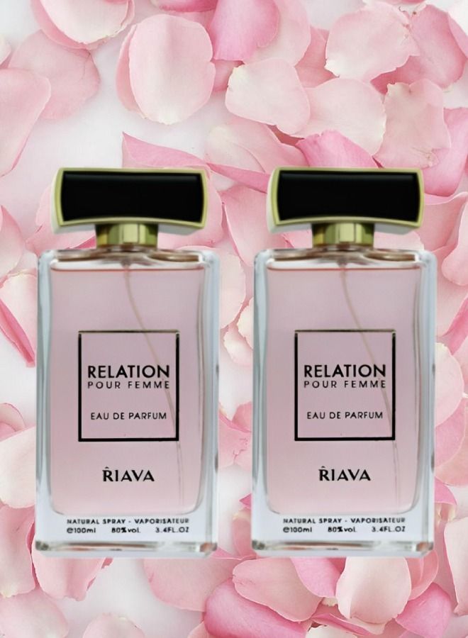 ريفا 2 قطعه عطر رافا نسائي 100 مل - Image 1