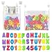 Comfylife 2 x Mesh Bath Toy Organizer 6 Ultra Strong Hooks 36 Bath Letters Numbers EcoSafe Fun Educational Foam Letters and Perfect Toy Storage Net for Baby Bath Toys More - Image 3