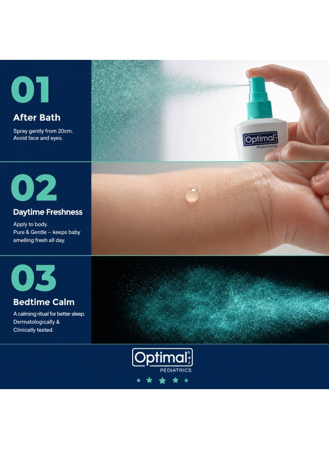 Optimal Baby Cologne Blue – Gentle Fresh Scent, Dermatologically Tested, Paraben-Free (300ml) - Image 2