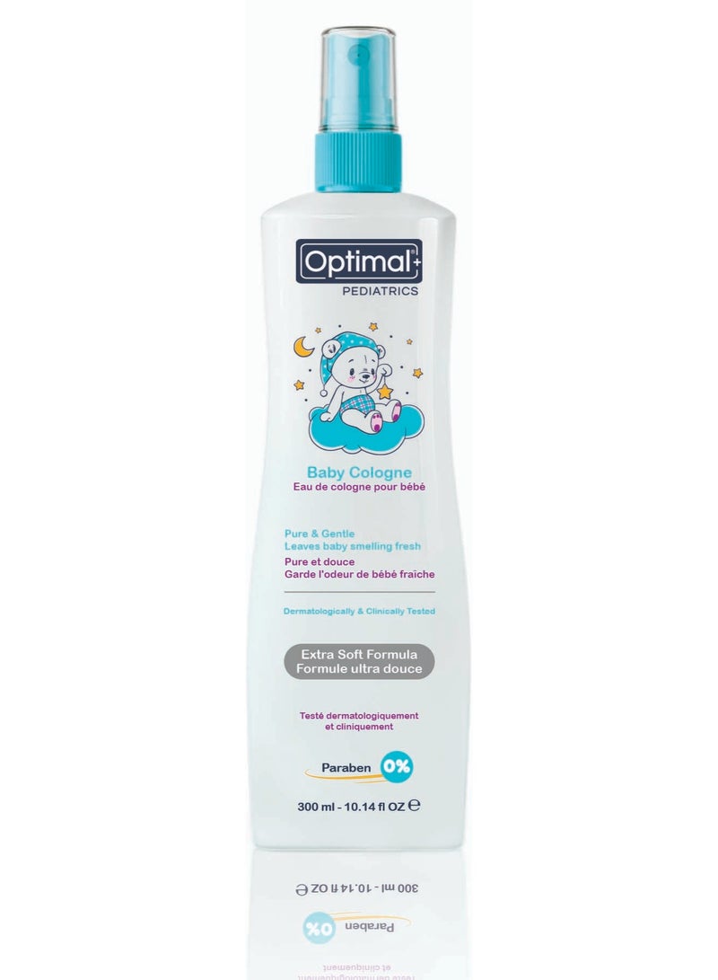 Optimal Baby Cologne Blue – Gentle Fresh Scent, Dermatologically Tested, Paraben-Free (300ml) - Image 1