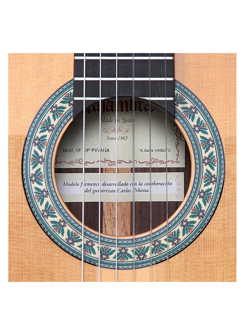 Alhambra 8213 – 5 Fp OP Piñana | Flamenco Classical Guitar | 5 Series | Conservatory Level | Spanish Made | Gloss Finish - Image 3