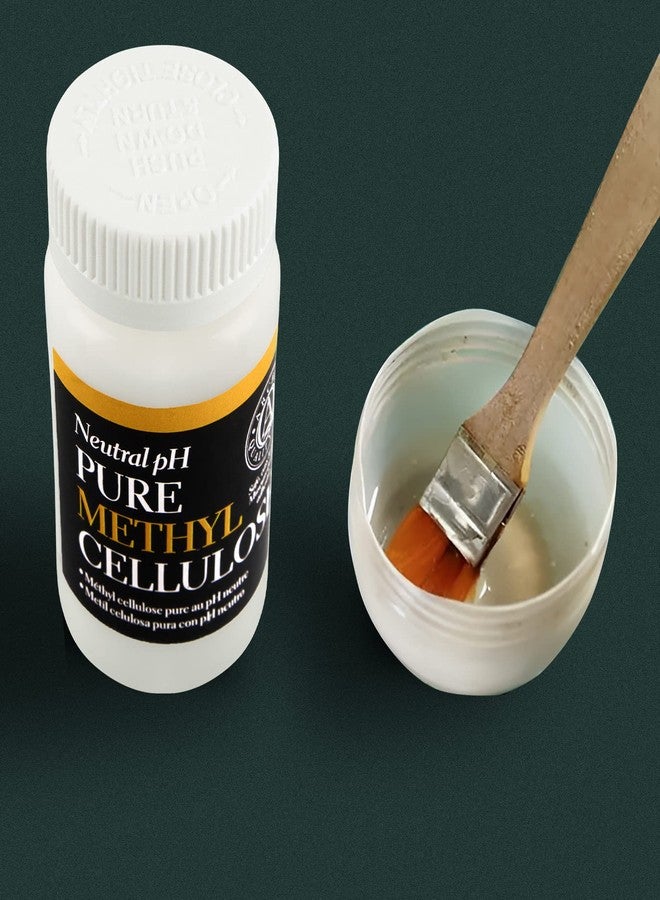 لينيكو لاصق ميثيل السليلوز متعادل الحموضة من لاينكو، 1.5 أونصة، غراء متعدد الاستخدامات خالٍ من الأحماض، سريع الجفاف وشفاف، قابل للذوبان في الماء، لتجليد الكتب وإصلاحها، وتأطيرها، وصنع الكولاجات، والأعمال الفنية الورقية، عبوة من قطعة واحدة - Image 5