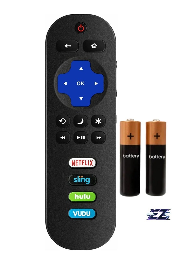 ELTRAZONE Replacement Remote Control for TCL Roku TV – Compatible with 65S405, 55UP120, 50FS3750, 43FP110, 32S3850, and More Models - Image 1
