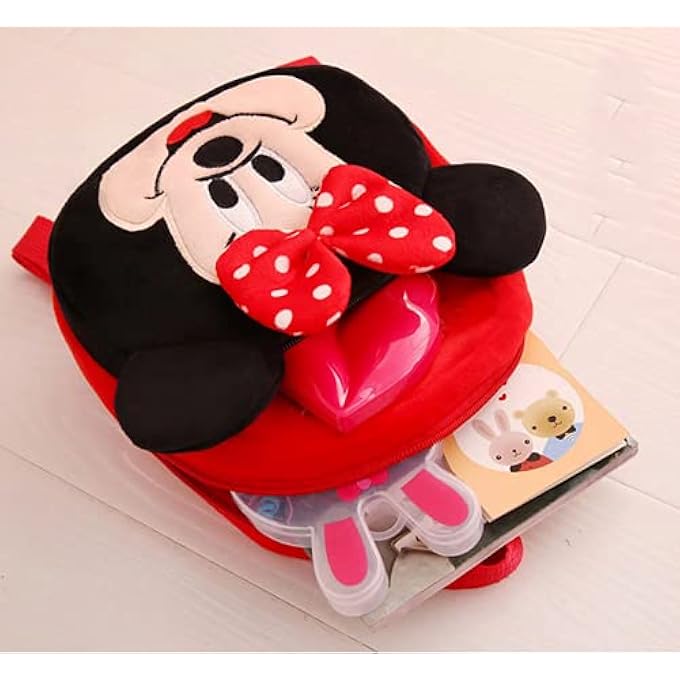 Mickey Plush Backpack Cartoon Mouse Kindergarten Children Schoolbag Kids Backpack Plush Toys Gift - Image 2