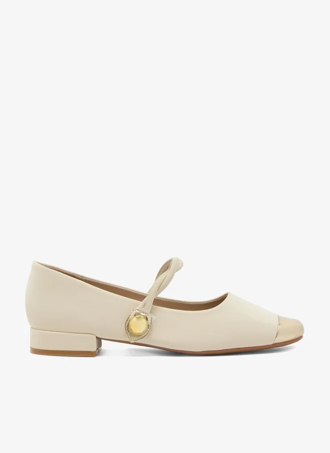 ELLA Two Tone Strap Mary Janes