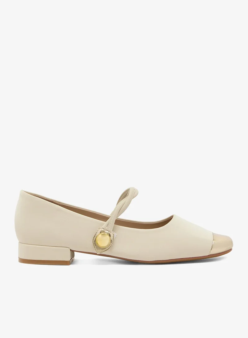 ELLA Two Tone Strap Mary Janes