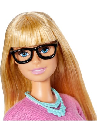 Teacher Doll, Blonde, With 10 Teaching Accessories, Including Spinning Globe And A Laptop That Opens And Closes, Gift For 3 To 7 Year Olds - view 4