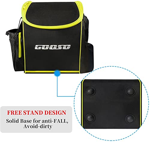 GOOSO Disc Golf Set with Bag - 12 PCS Flying Disc Golf Discs for Beginner with Putter, Midrange, Driver | Portable Disc Golf Backpack Holds 28+ Discs Free Stand Bag Design for Convenient Use - Image 2