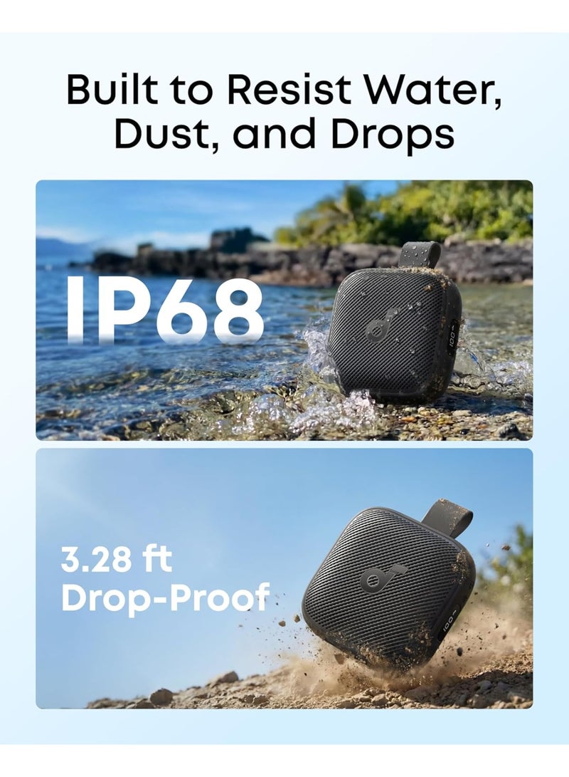 Soundcore Boom Go 3i Portable Bluetooth Speaker by Anker, 24H Playtime, 15W Punchy Sound, Emergency Power Bank, Powerful BassUp 2.0, Bluetooth 6.0, IP68 Waterproof for Hiking/Cycling/Camping Black - Image 5