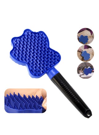 Double-sided pet brush (bathing, massage, lint remover) Grooming