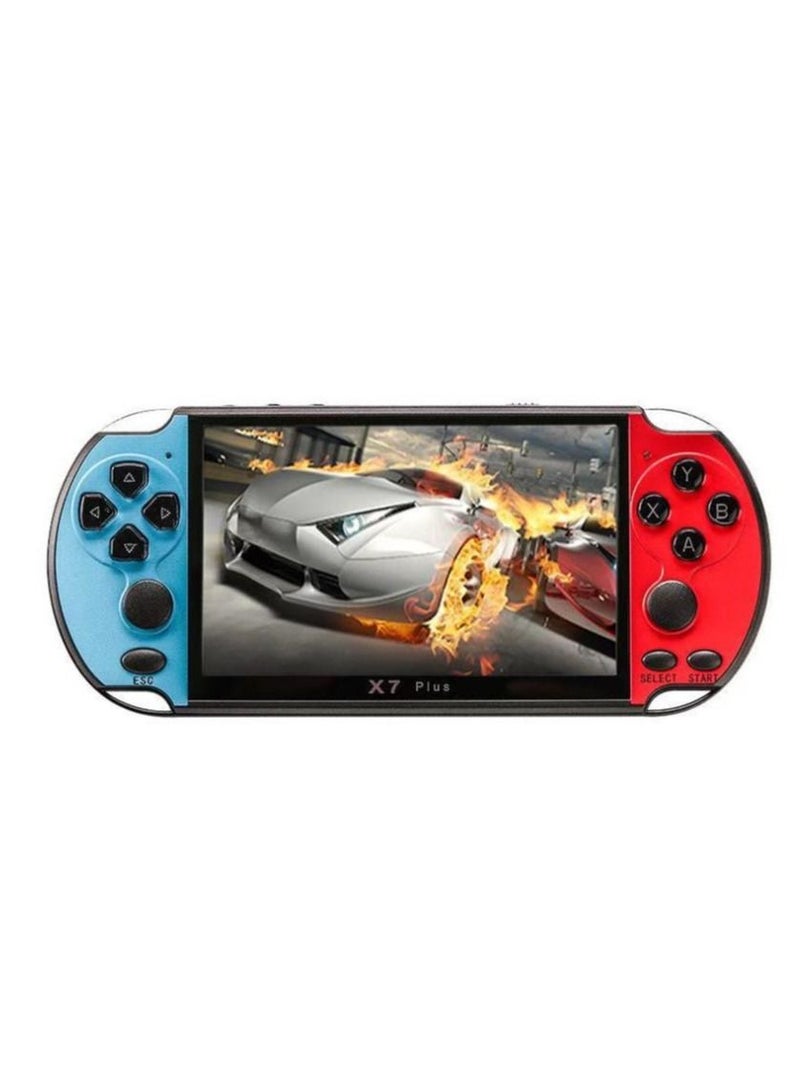 Ainawo وحدة تحكم ألعاب فيديو لاسلكية محمولة X7 بلس PSP بشاشة كبيرة 5.1 إنش، ذكريات ماضية - Image 1