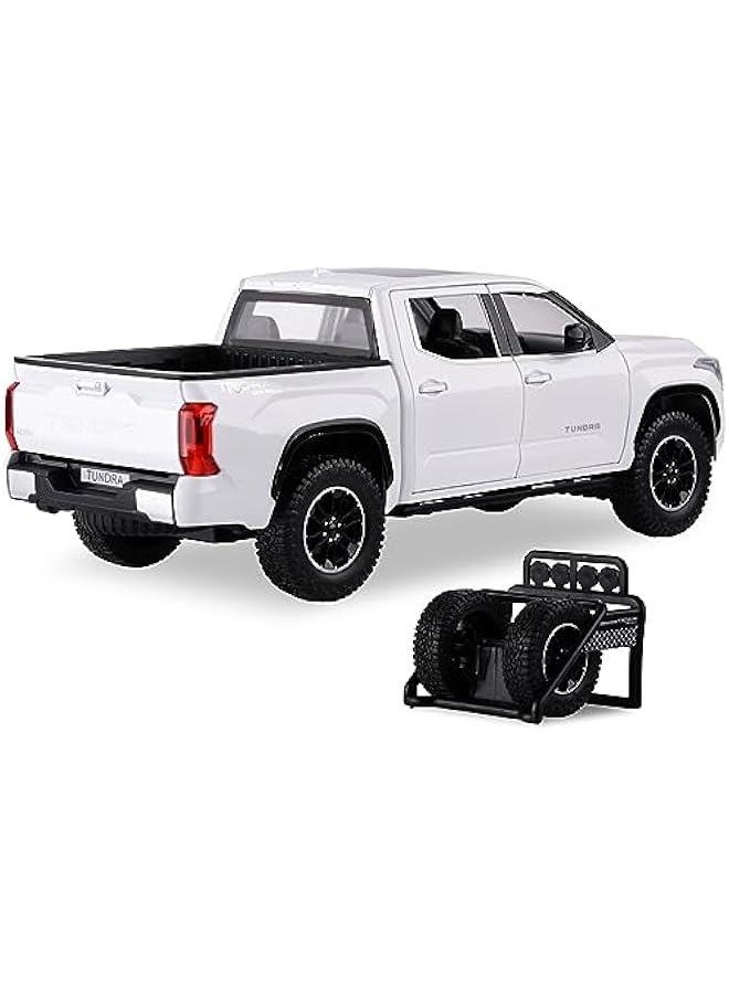 Tundra Truck Toys for 3 4 5 6 7 Year Old Boys Off-Road Pickup Toy Trucks for Boys Age 3-5 Diecast Metal Big Trucks with Light and Sound Pull Back Model Cars Birthday Gift for Kids  - Image 5