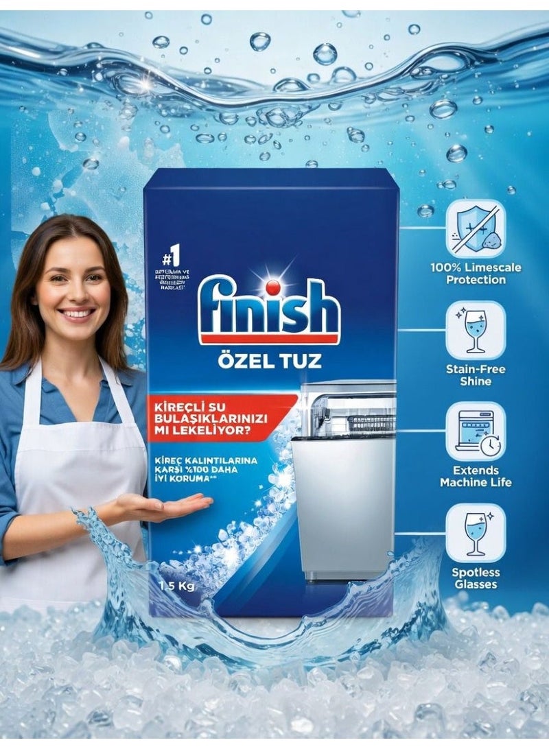 Finish Dishwasher cleaning salt 1.5 kg - Image 3
