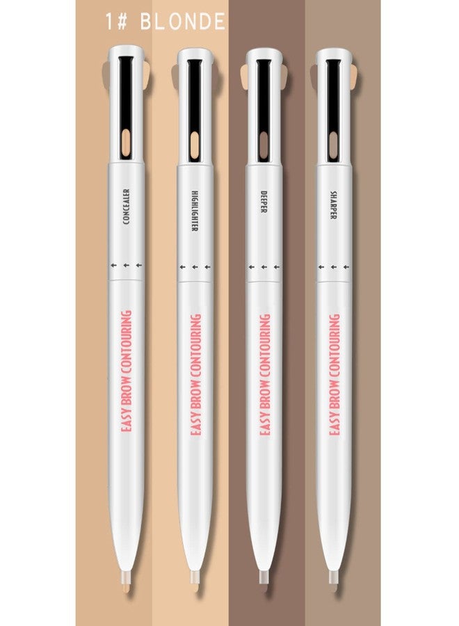 Yinhing 4 In1 Eyebrow Highlight Pen, Eyebrow Pencil, Lasting Eye Makeup Beauty Tool, Brow Defining Pencil (1# Blonde) - Image 3