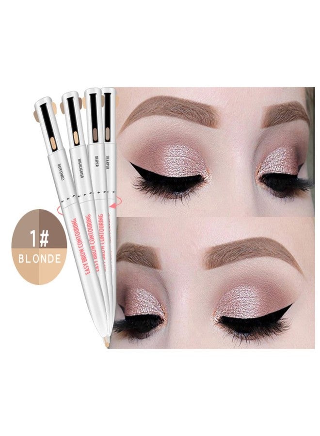 Yinhing 4 In1 Eyebrow Highlight Pen, Eyebrow Pencil, Lasting Eye Makeup Beauty Tool, Brow Defining Pencil (1# Blonde) - Image 5