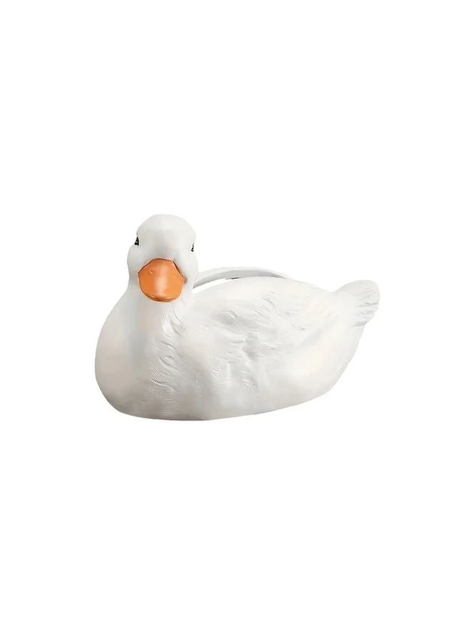 Duck Resin Tissue Box Holder 1pc Decorative Organizer For Bathroom Kitchen Office - Image 1