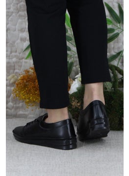 Fort Safir 1212 Black Orthopedic Mother Shoes Classic Shoes Women's Casual Shoes  - Image 4