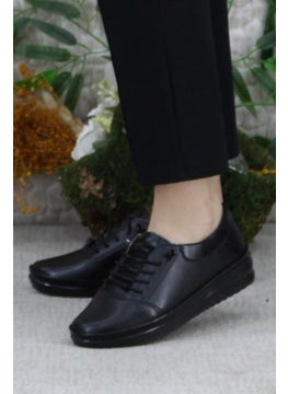 Fort Safir 1212 Black Orthopedic Mother Shoes Classic Shoes Women's Casual Shoes  - Image 3