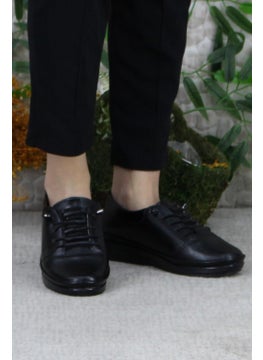 Fort Safir 1212 Black Orthopedic Mother Shoes Classic Shoes Women's Casual Shoes  - Image 2