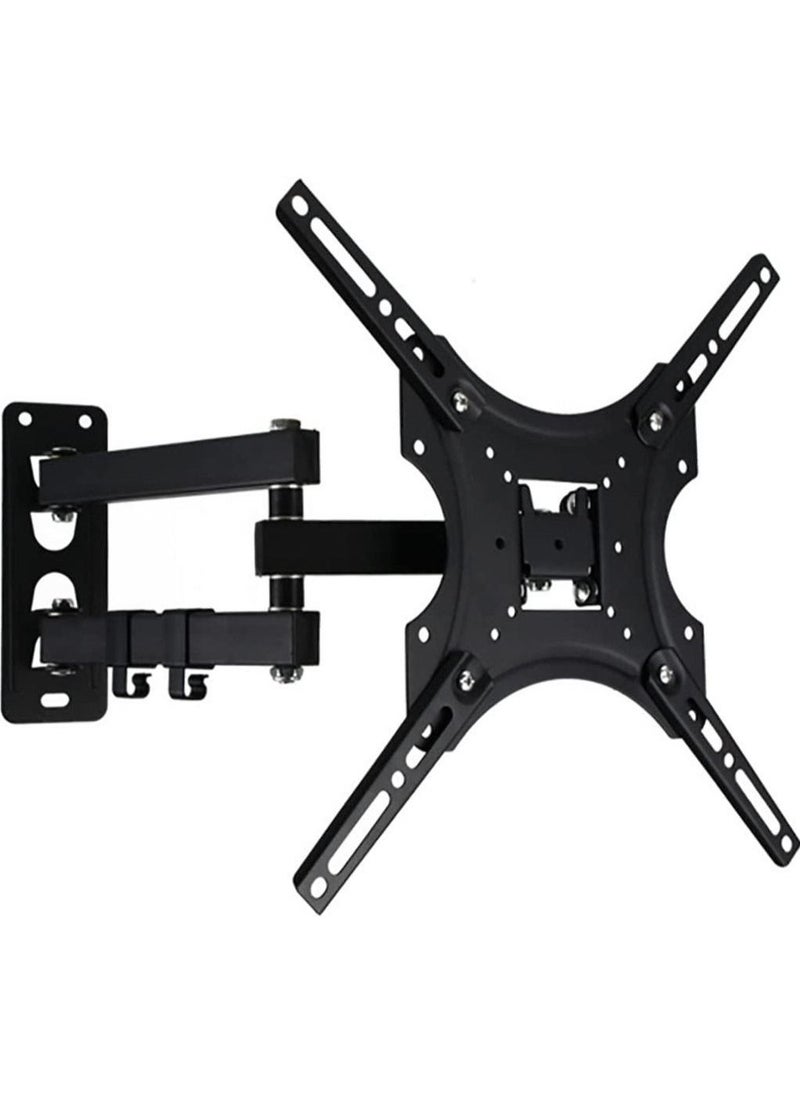 Tilt & Swivel TV Wall Mount - Heavy Duty Steel Bracket for 32-55" LED, LCD, Flat & Curved TVs, 70 lbs Capacity, VESA 400x400 - Image 1
