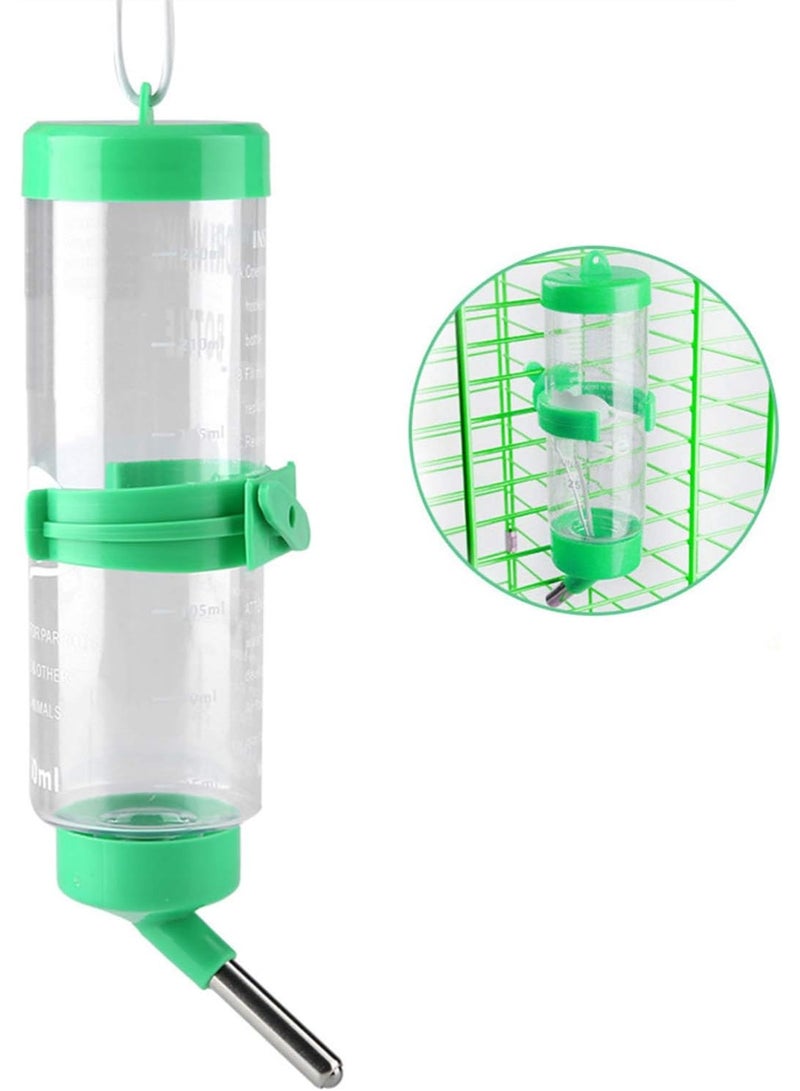 🐹 موزع مياه ومسقاه للحيوانات الصغيرة مصممة خصيصًا لتوفير مياه نظيفة مثل الهامستر، الأرانب مع فوهة كروية مانعة للتسريب - سعة 210 مل - Image 3