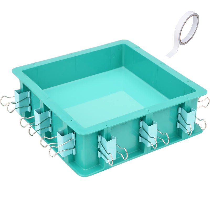 Adjustable Mold Housing Kit for Silicone Mold Making  LeakProof Plastic Frame for DIY Resin Candle and Soap Molds  Reusable Craft Holder with Free Combination Design for Jewelry  Epoxy Casting