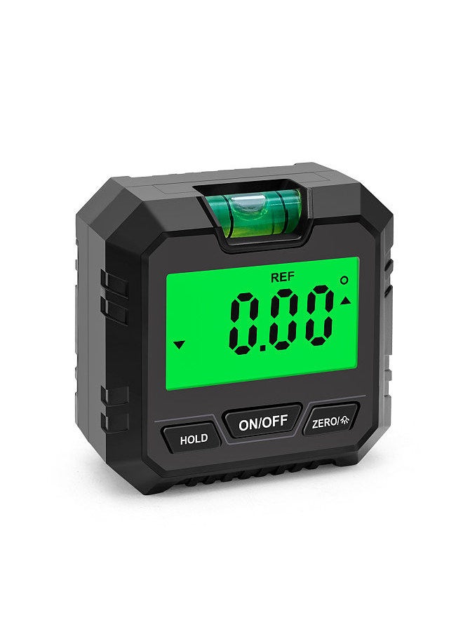 Generic - Mini Digital Inclinometer Protractor/Inclinometer/Level  3 IN 1 Angle Finder Angle Meter/Bevel Gauge 90° Gauge Digital Level Box for 4 x 90 Degree Measuring Range - Image 1