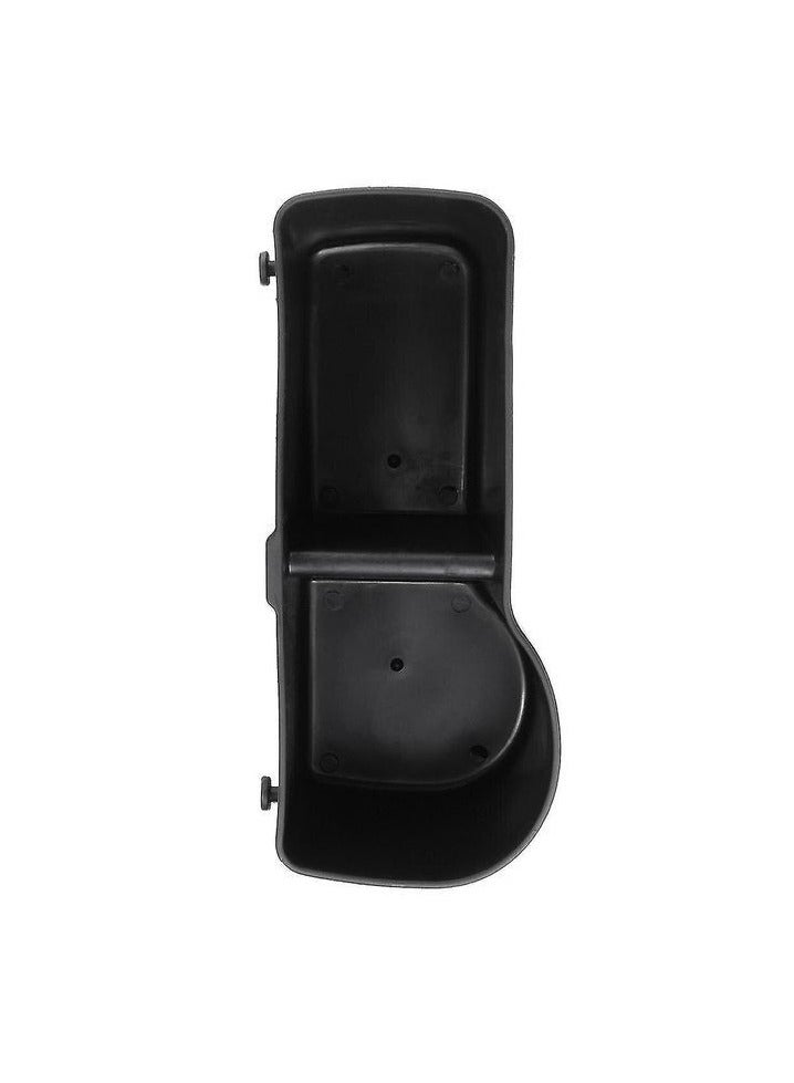 حقيبة تخزين السيارة، جيب معلق لنافذة السيارة، لمفتاح بطاقة الهاتف المحمول وحامل المشروبات في المقعد الخلفي للسيارة، حامل الهاتف المحمول باللون الأسود - Image 5