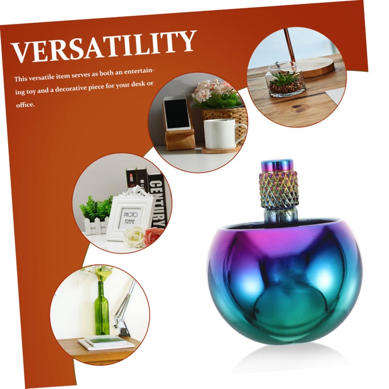 Metal Gyroscope Toy Desktop Spinning Top Montessori Learning Educational Games - Image 4