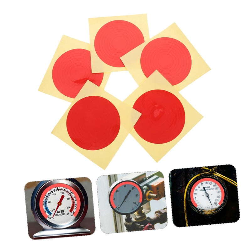 5 Sheets Pressure Gauge Stickers Reflective Decals For Easy Identification - Image 4