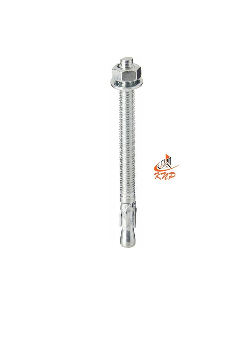 KNP Zinc Plated Through Bolt 10x120mm -5pcs - Image 2