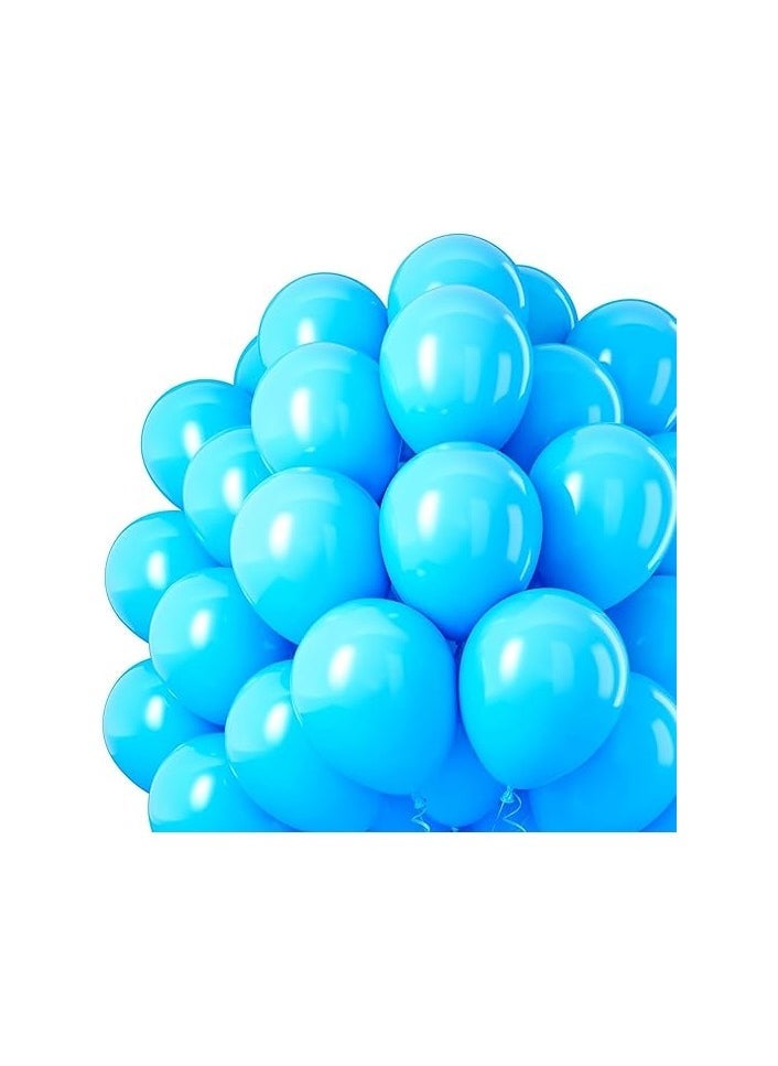 Sempertex Assorted Color Balloons Pack of Various Vibrant Colors Perfect for Birthdays Parties Weddings and Celebrations Durable Latex Balloons for Fun and Festive Event Decorations (Blue) - Image 1