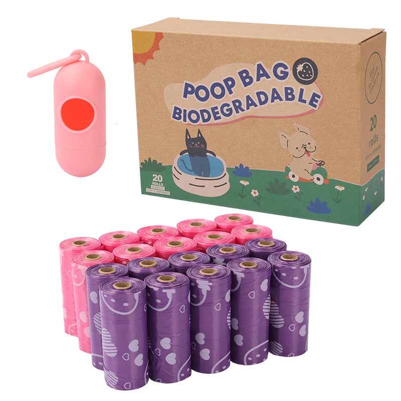HJ Biodegradable Pet Waste Bags for Outdoor Dog Walking - Image 1