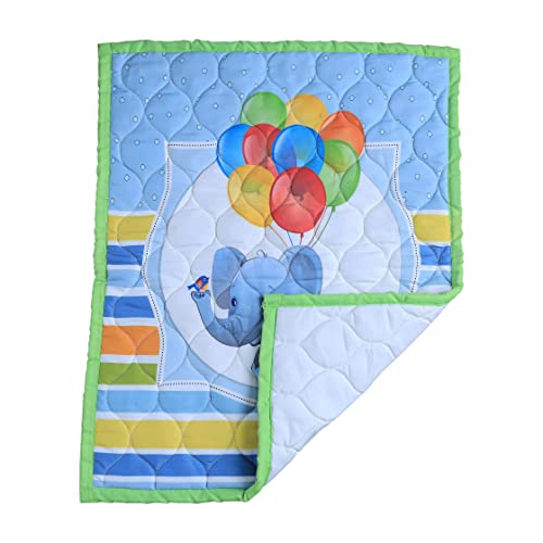 Keshav Creation Newborn Baby Godadi, Baby Bed, Mattress (0-3 Years) (Multicolor) (50cm X 70 cm) (Cotton Filling) (Blue) - Image 3