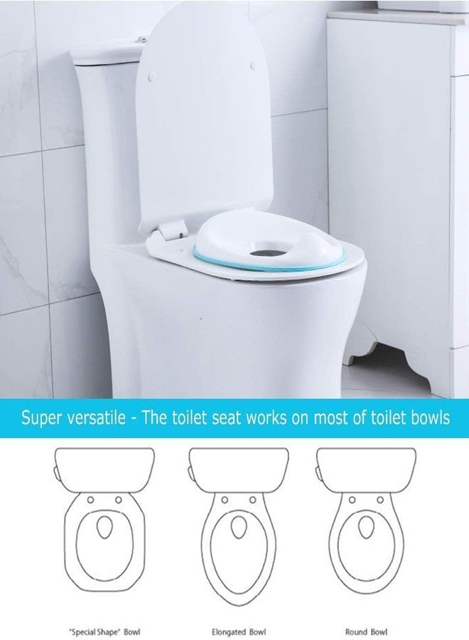MADRIC Portable Baby Potty Training Seat for Boys and Girls Potty seat Toilet Seat for Kids 0 to 5 years Child Toddler Non-Slip with Splash Guard Fits Round & Oval Western Toilets, Blue (PINK) - Image 5