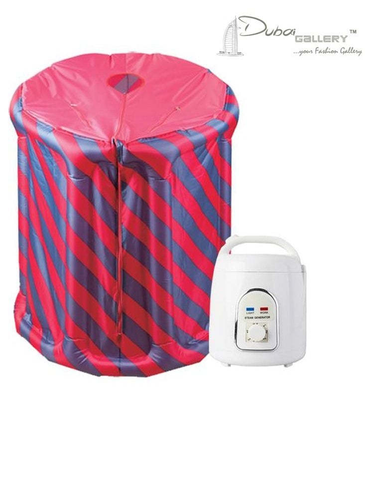 DubaiGallery - Portable steam sauna mini inflatable steam generator, home mobile phone, mobile phone, personal spa sauna tent for removing and removing toxins. - Image 1