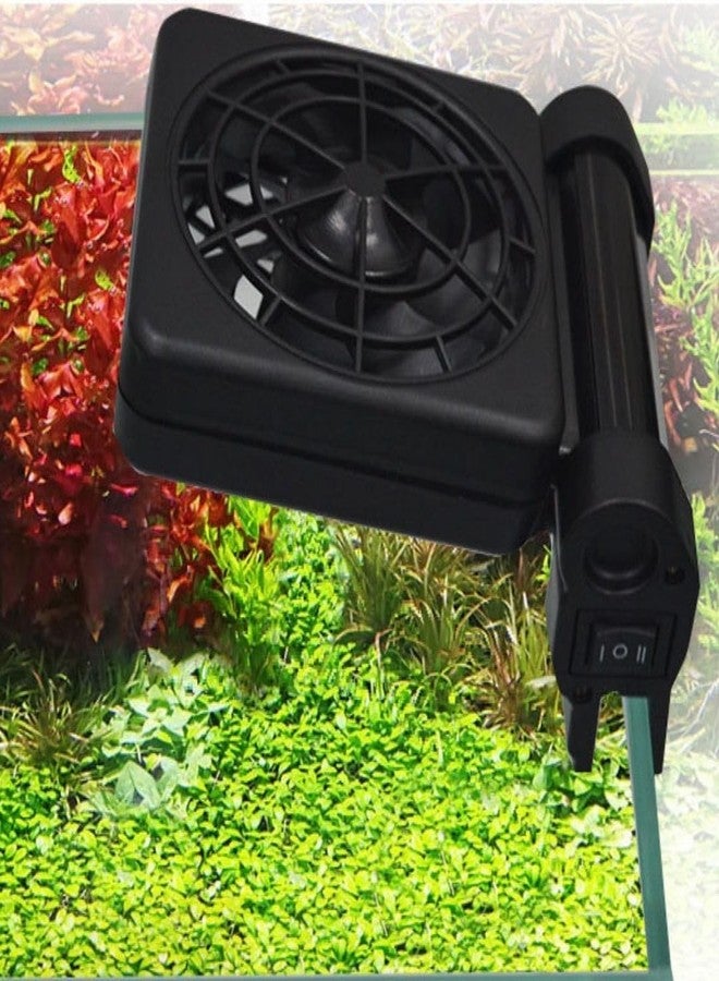 VAYINATO® (Double Head) Fish Tank Cooling Fan System, 2 Wind Speed Adjustable Cooling Fan Fish Tank Cold Wind Chiller, Angle Adjustable Clip On Chiller (Black) by Petzlifeworld - Image 5