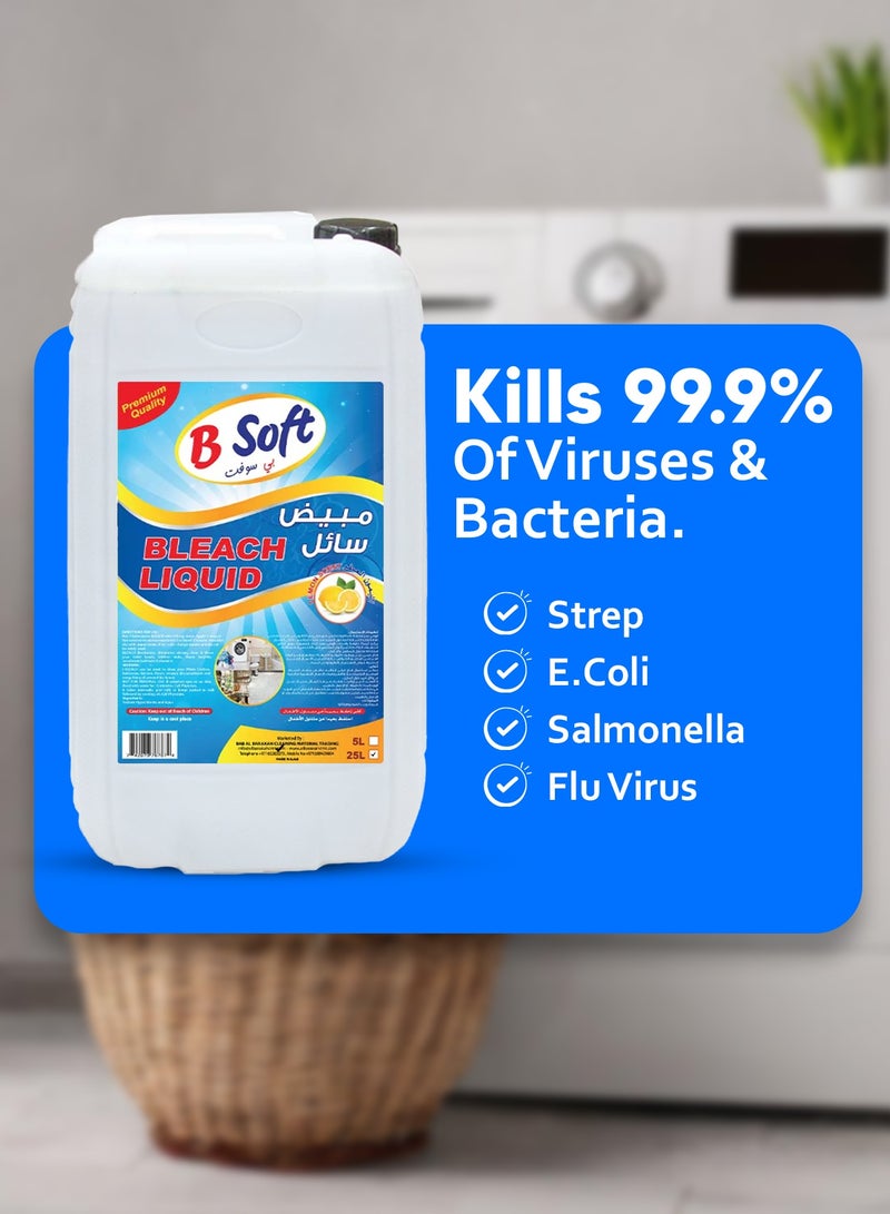 BSOFT Premium Quality Multi Purpose  Bleach Liquid , Now Available in a Convenient 25 Liter Size - Image 5